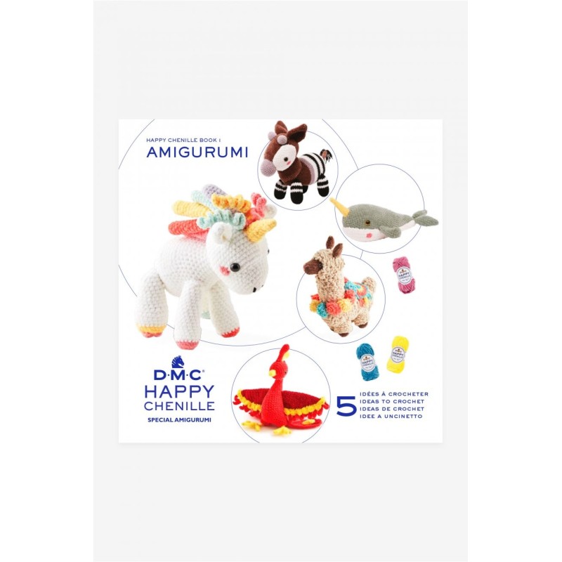 Book n°1 Crochet Happy Chenille Animaux Fantastiques
