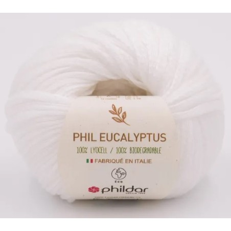 Coton Phildar Phil Eucalyptus Blanc