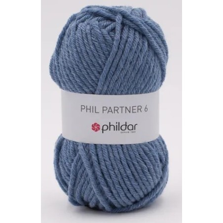 Laine Phildar Phil Partner 6 Jeans chiné