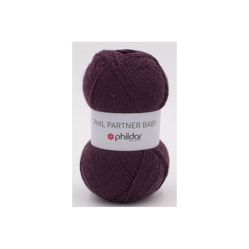 Laine Phildar Phil Partner Baby Prune
