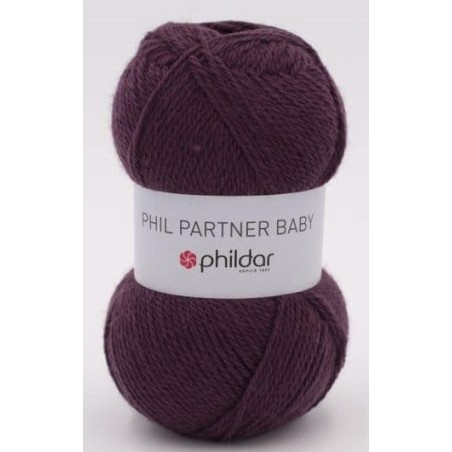 Laine Phildar Phil Partner Baby Prune