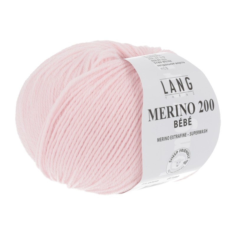 spécialiste de fil layette à tricoter Lang Yarns Mérino 200  bébé