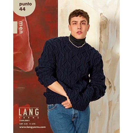 Catalogue Lang Yarns N°44 Punto Men - Automne / Hiver 2022 / 2023