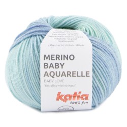 Laine Katia Mérino Baby Aquarelle 353