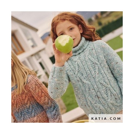 Pull Fille Laine Pluton - Taille 8 ans
