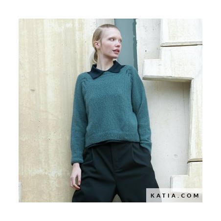 Pull Femme Laine Aténa de Katia - Taille L