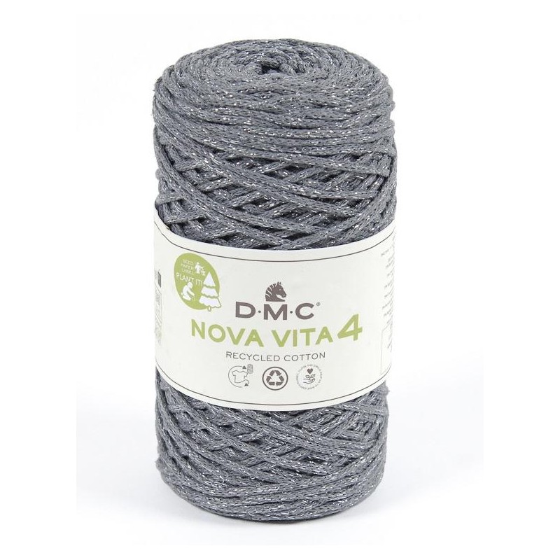 Coton Nova Vita recyclé 4 métallic 387.12