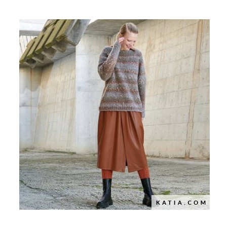 Pull Femme Laine Piumino Concept de Katia - Taille XL