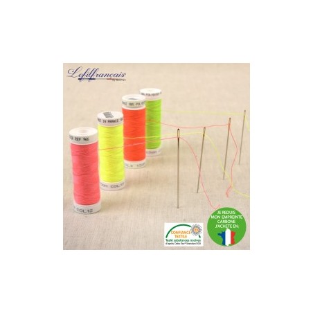 Fil Fluo Polyester Médiac 100 Mètres Fil Fluo Polyester Médiac 100 Mètres