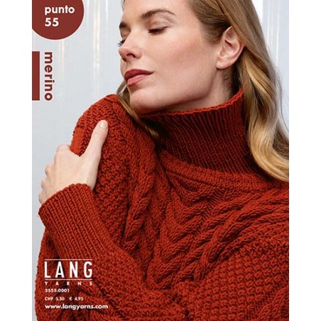 Catalogue Lang Yarns N°55 Mérinos Punto - Automne / Hiver 2023 / 2024