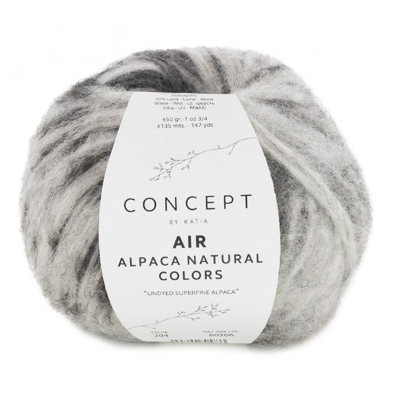 Laine Katia Air Alpaca Natural Colors 204