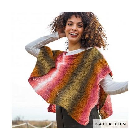 Modèle de Poncho femme avec Afrodita de Katia