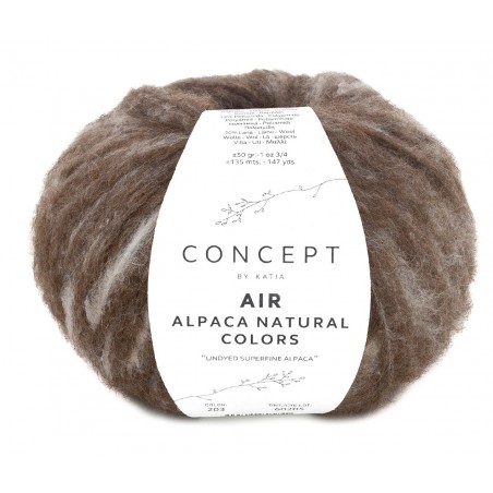 Laine Katia Air Alpaca Natural Colors 203