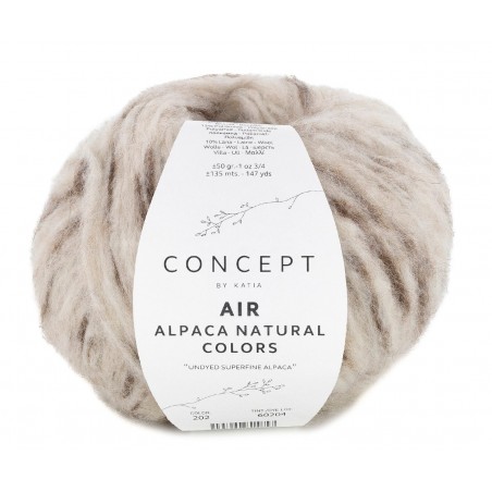 Laine Katia Air Alpaca Natural Colors 202