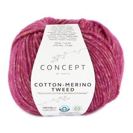 Laine Concept de Katia COTTON-MERINO TWEED 512