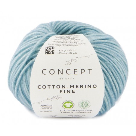 Cotton-Mérino Fine Laine Concept de Katia 100