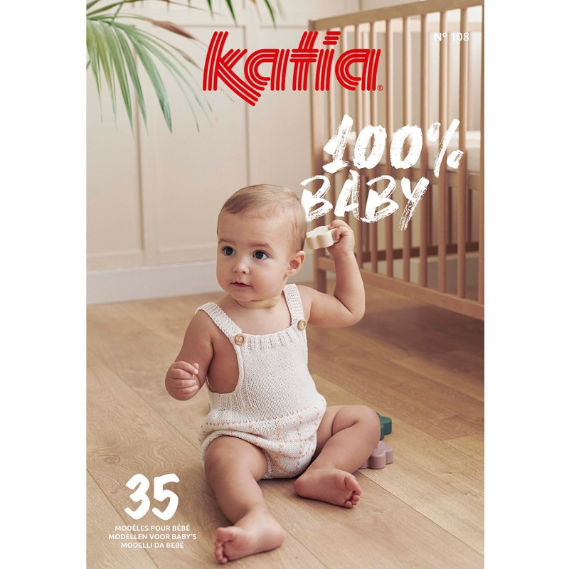 Catalogue Katia N°108 Layette - Printemps / Été 2024