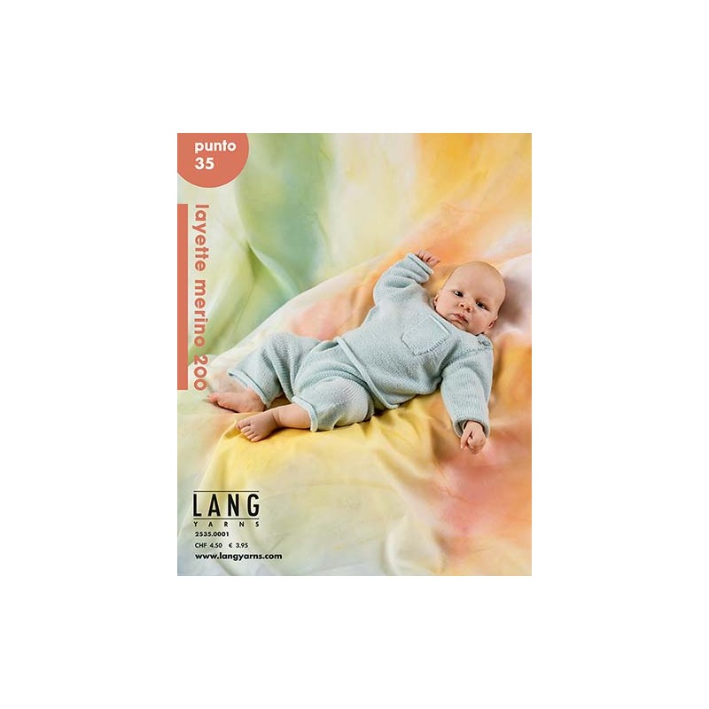Catalogue Lang Yarns N°35 Layette Mérino 200