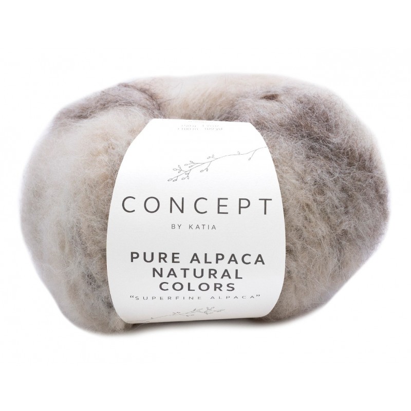 Laine Concept de Katia Pure Alpaca Natural Colors 101