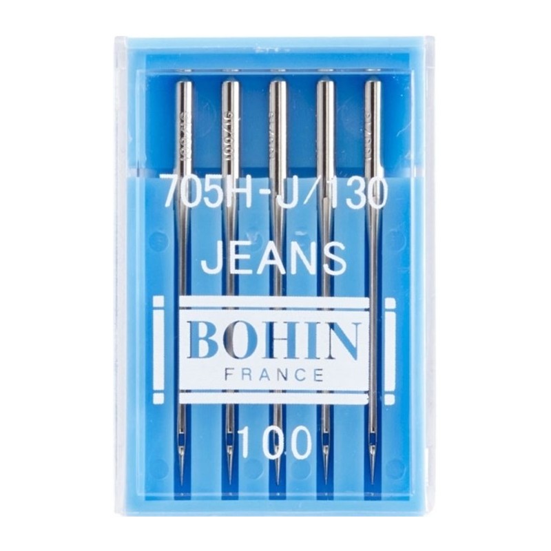 Aiguille machine spécial jeans bohin n-100 Aiguille machine spécial jeans bohin n-100