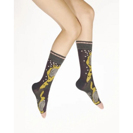 Chaussettes Femme Berthe Aux Grands Pieds - Fleurs closes