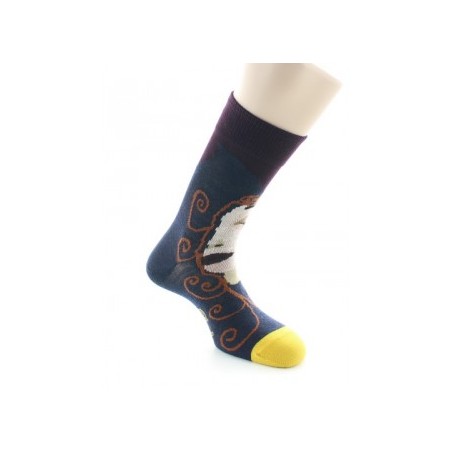 Chaussettes Homme Berthe Aux Grands Pieds - Visage de femme Chaussettes Homme Berthe Aux Grands Pieds - Visage de femme