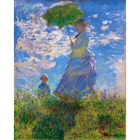 BRODERIE Point de Croix - La Promenade - Monet BRODERIE Point de Croix - La Promenade - Monet