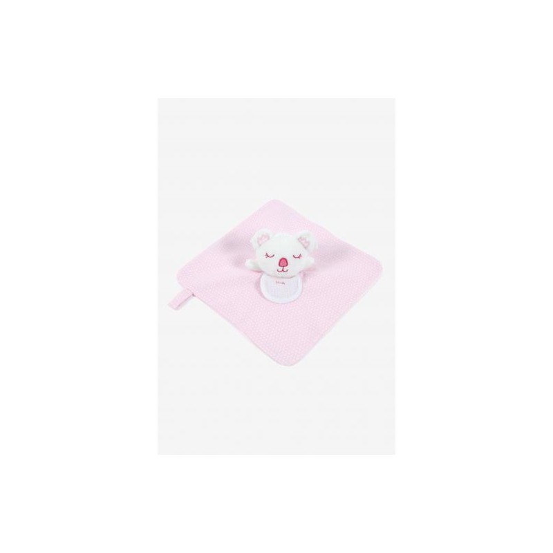Doudou à Broder DMC Koala rose