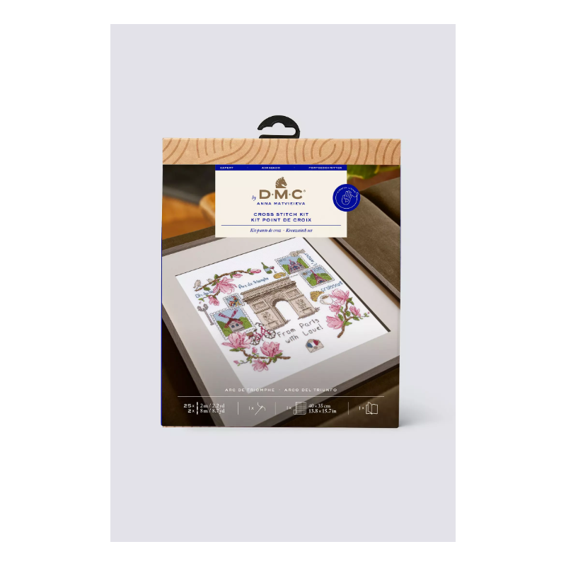 KIT Point de Croix DMC - Arc de Triomphe