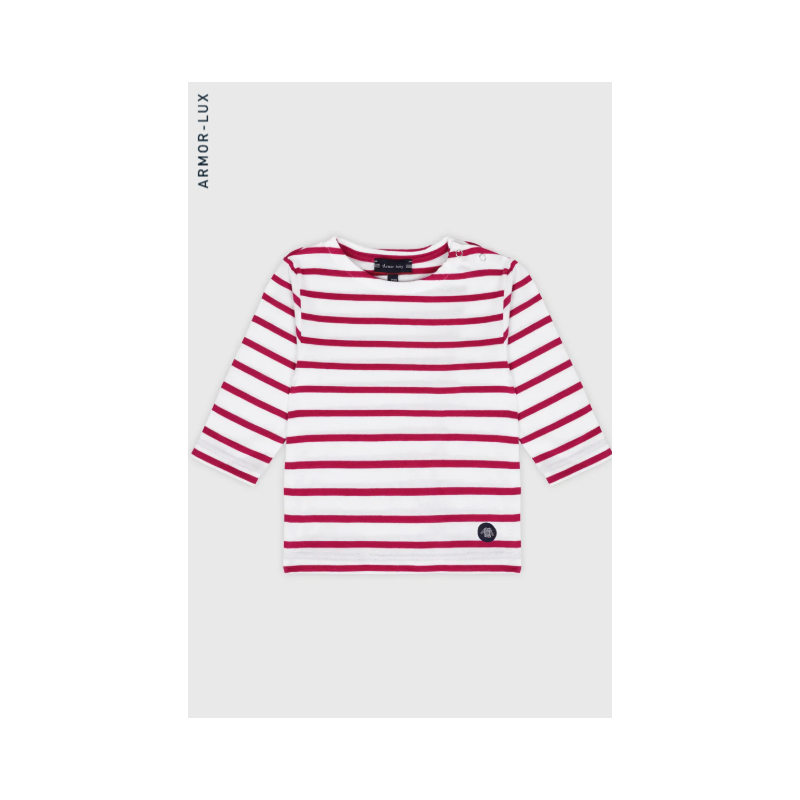 Marinière Baby Blanc / Delhi Armor-Lux