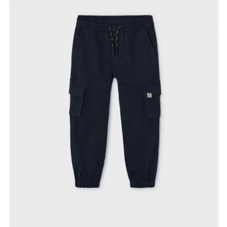 PANTALON cargo bleu marine garçon de Mayoral PANTALON cargo bleu marine garçon de Mayoral
