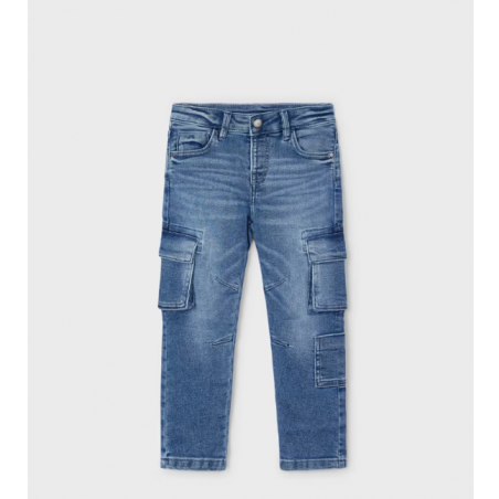 PANTALON jeans cargo garçon de Mayoral PANTALON jeans cargo garçon de Mayoral