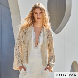 Gilet ouvert femme en UNIVERSO de Katia