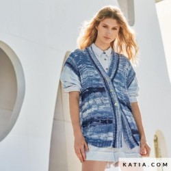 Gilet sans manches femme en Versailles Ombré de Katia