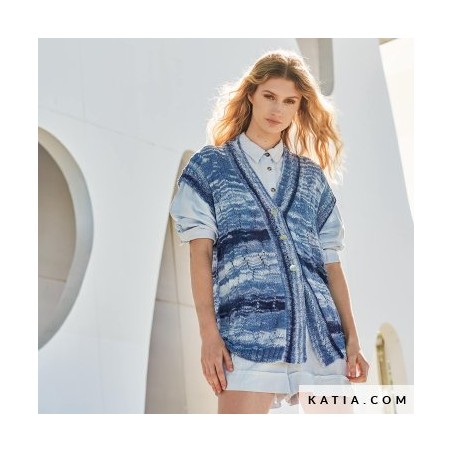 Gilet sans manches femme en Versailles Ombré de Katia