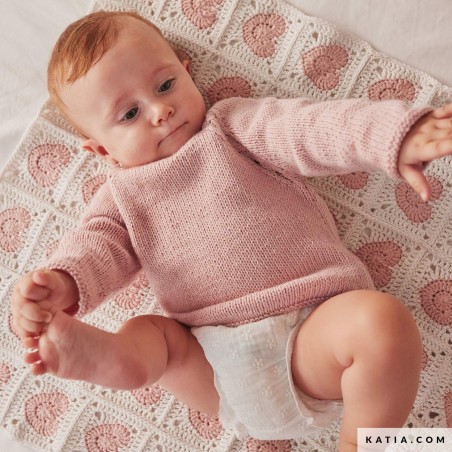 Brassière à manches raglan en Comfort Cashmère de Katia Brassière à manches raglan en Comfort Cashmère de Katia