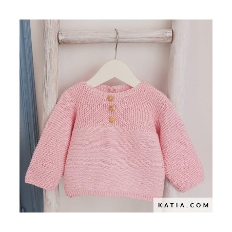 Brassière pour bébé avec Panama de Katia Brassière pour bébé avec Panama de Katia