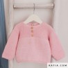 Brassière pour bébé avec Panama de Katia Brassière pour bébé avec Panama de Katia