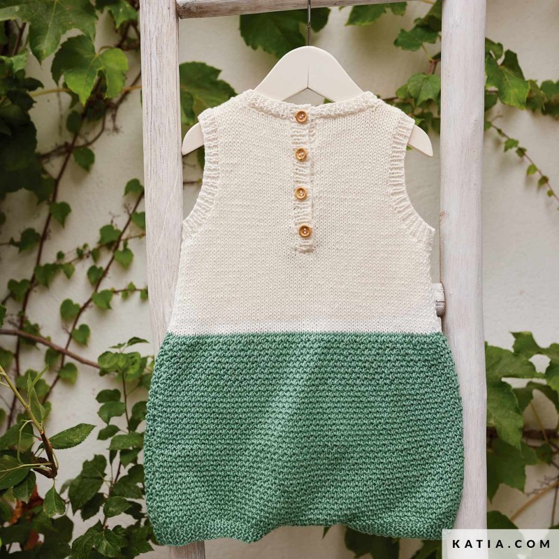 Barboteuse avec Fair Cotton de Katia