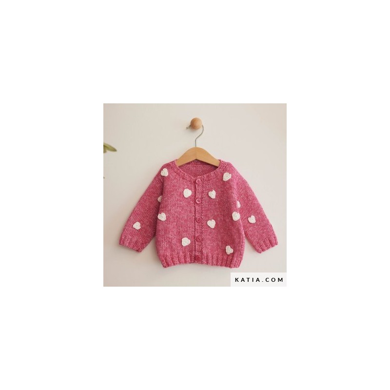 Gilet Layette avec Puro Cottone de Katia