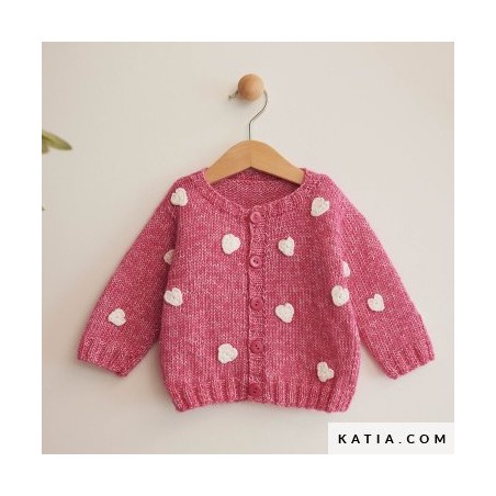 Gilet Layette avec Puro Cottone de Katia Gilet Layette avec Puro Cottone de Katia