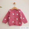 Gilet Layette avec Puro Cottone de Katia Gilet Layette avec Puro Cottone de Katia