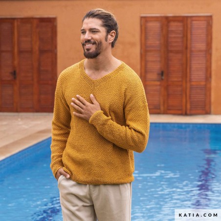 Pull Homme en Linen de Katia Pull Homme en Linen de Katia
