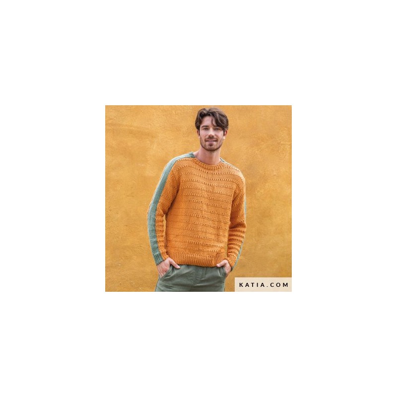 Pull rayé à manches contrastées en Alabama de Katia