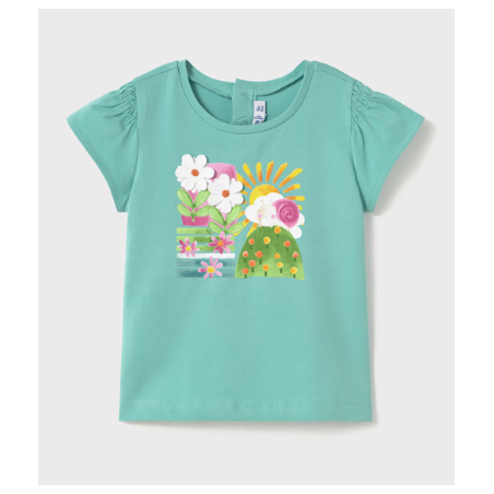 T-SHIRT imprimé fleurs en relief de Mayoral T-SHIRT imprimé fleurs en relief de Mayoral