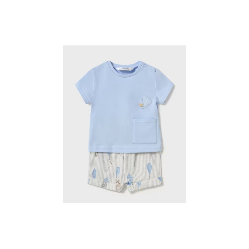 Ensemble short et t-shirt nouveau-né de Mayoral