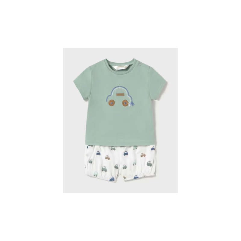 Ensemble short bouffant et t-shirt nouveau-né de Mayoral
