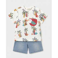 Ensemble short et t-shirt nouveau-né de Mayoral