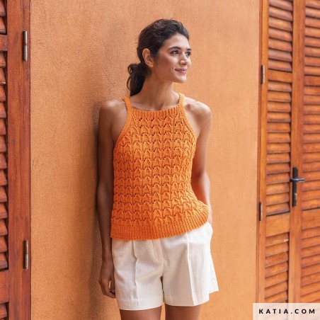 Top à bretelles pour femme avec Alabama de Katia Top à bretelles pour femme avec Alabama de Katia