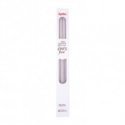 Aiguilles à tricoter en aluminium 40cm